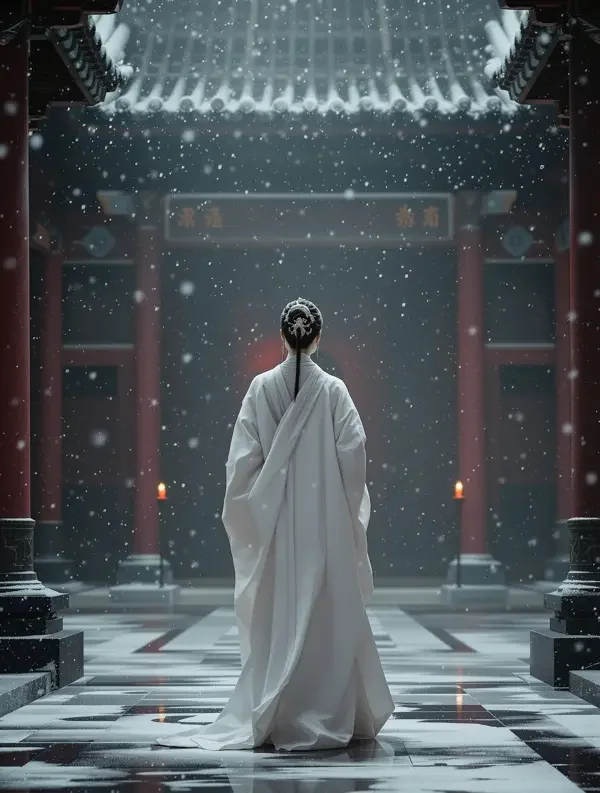 宫墙雪夜 古装短剧 宫墙雪夜 竖版海报封面